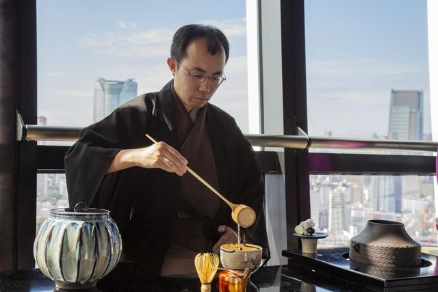 trà đạo trên tháp tokyo trà đạo trên tháp tokyo